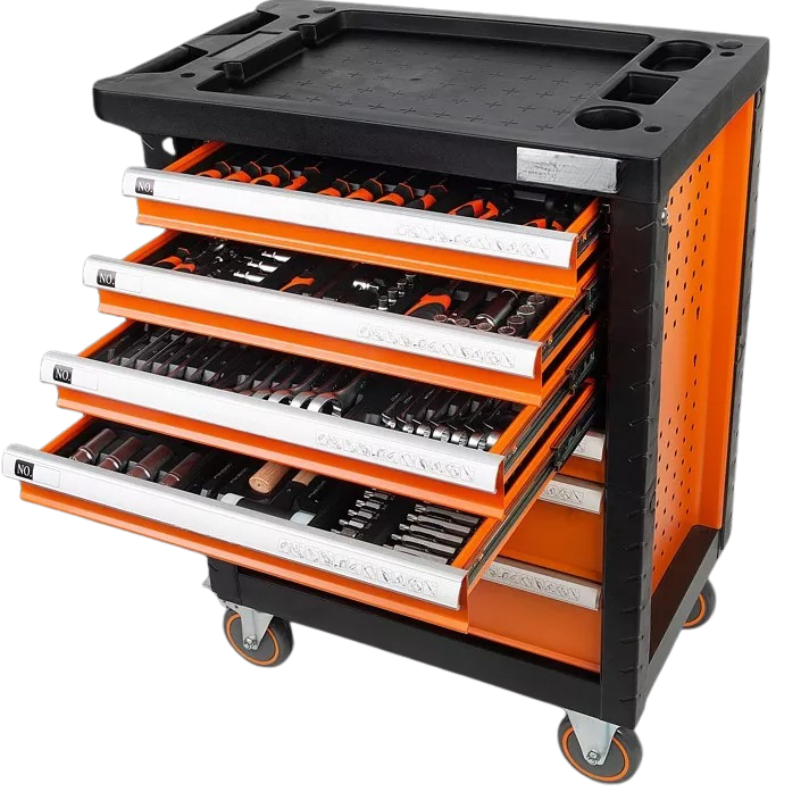 Ensemble d&rsquo;outils pour armoire à 7 tiroirs, 197 pièces