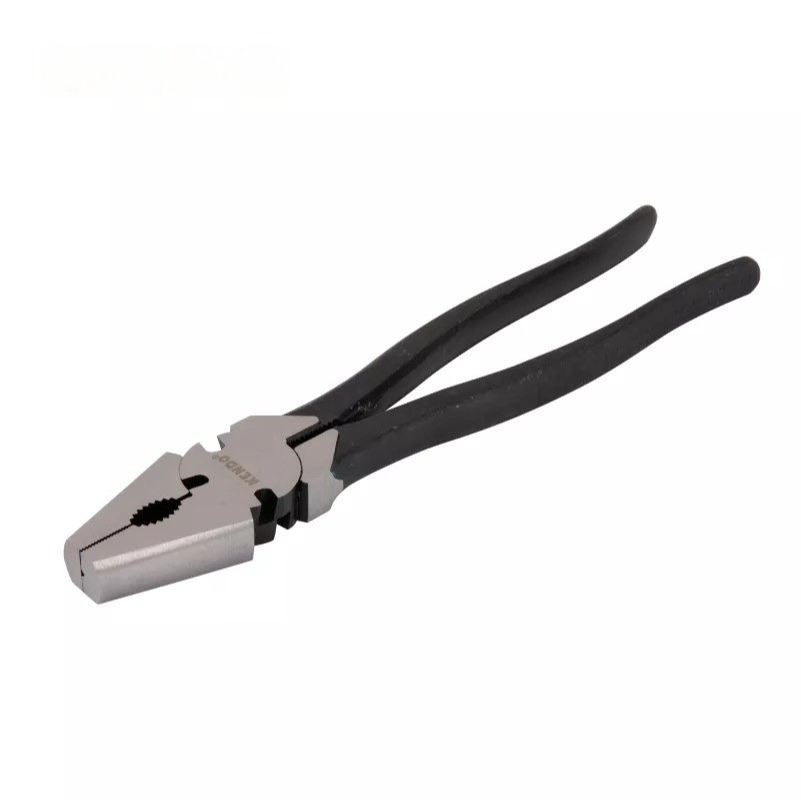 Pince à clôture robuste avec rainure supplémentaire sur la mâchoire